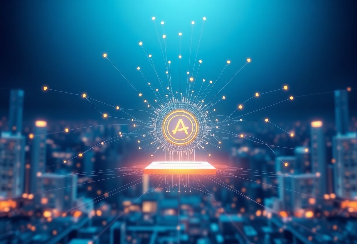 Editorial illustration for: Akash Network Gains 25% as Decentralized Cloud Demand Draws Fresh Attention