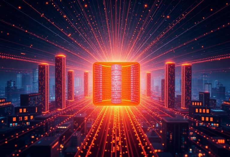 Editorial illustration for: Alibaba's 38% AI and Cloud Revenue Jump Sharpens the Case for Crypto Infrastructure Plays