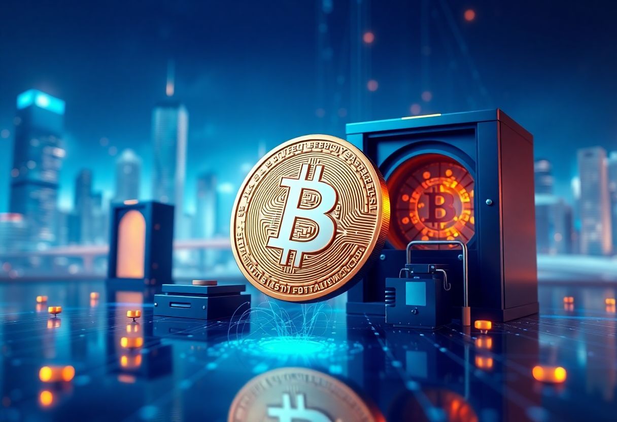Editorial illustration for: ARK Bitcoin ETF Posts $109.6M Single-Day Outflow