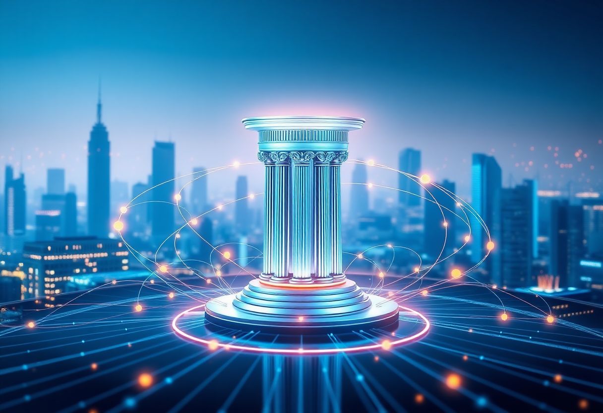 Editorial illustration for: Augustus Receives OCC Conditional Approval to Charter the First Clearing Bank for the AI Era