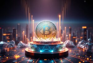 Editorial illustration for: Bitcoin Breaks Above $81,000 for First Time Since Late January
