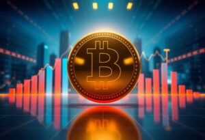 Editorial illustration for: Bitcoin ETF Outflows Test a Six-Week Inflow Streak as BTC Holds Near $80,800
