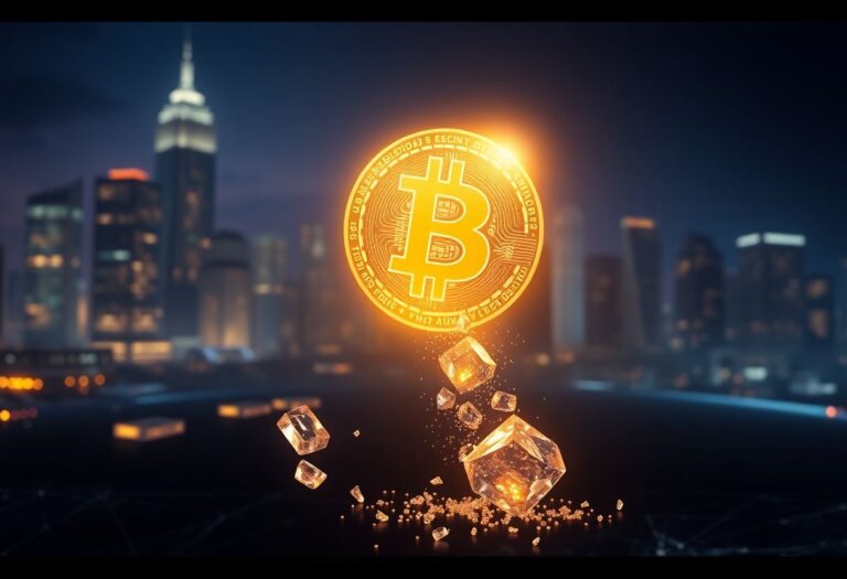 Editorial illustration for: Bitcoin ETF Weekly Outflows Breach $1.257 Billion
