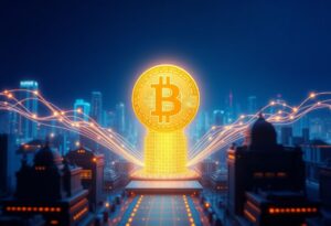 Editorial illustration for: Bitcoin Funds Pull in $700 Million for the Week as Institutions Keep Buying
