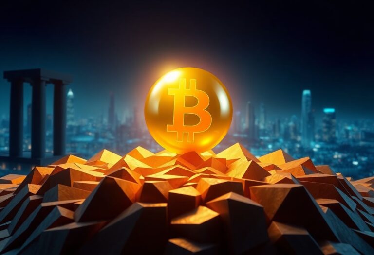 Editorial illustration for: Bitcoin Holds Above $80,000 as Macro Headwinds and Geopolitical Tensions Cap the Rally