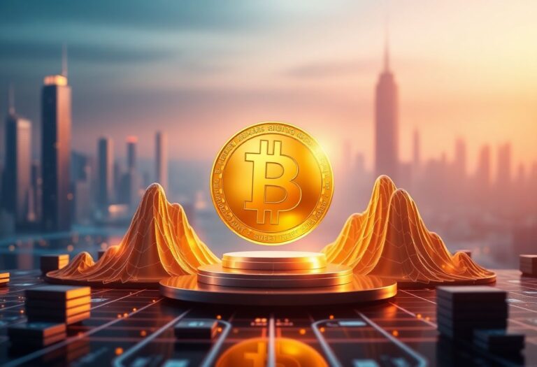 Editorial illustration for: Bitcoin Holds Near $78,700 as Strong Search Demand Meets Persistent Macro Pressure