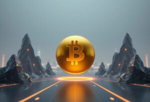 Editorial illustration for: Bitcoin Holds Near $79,900 as Fear and Greed Index Signals Caution