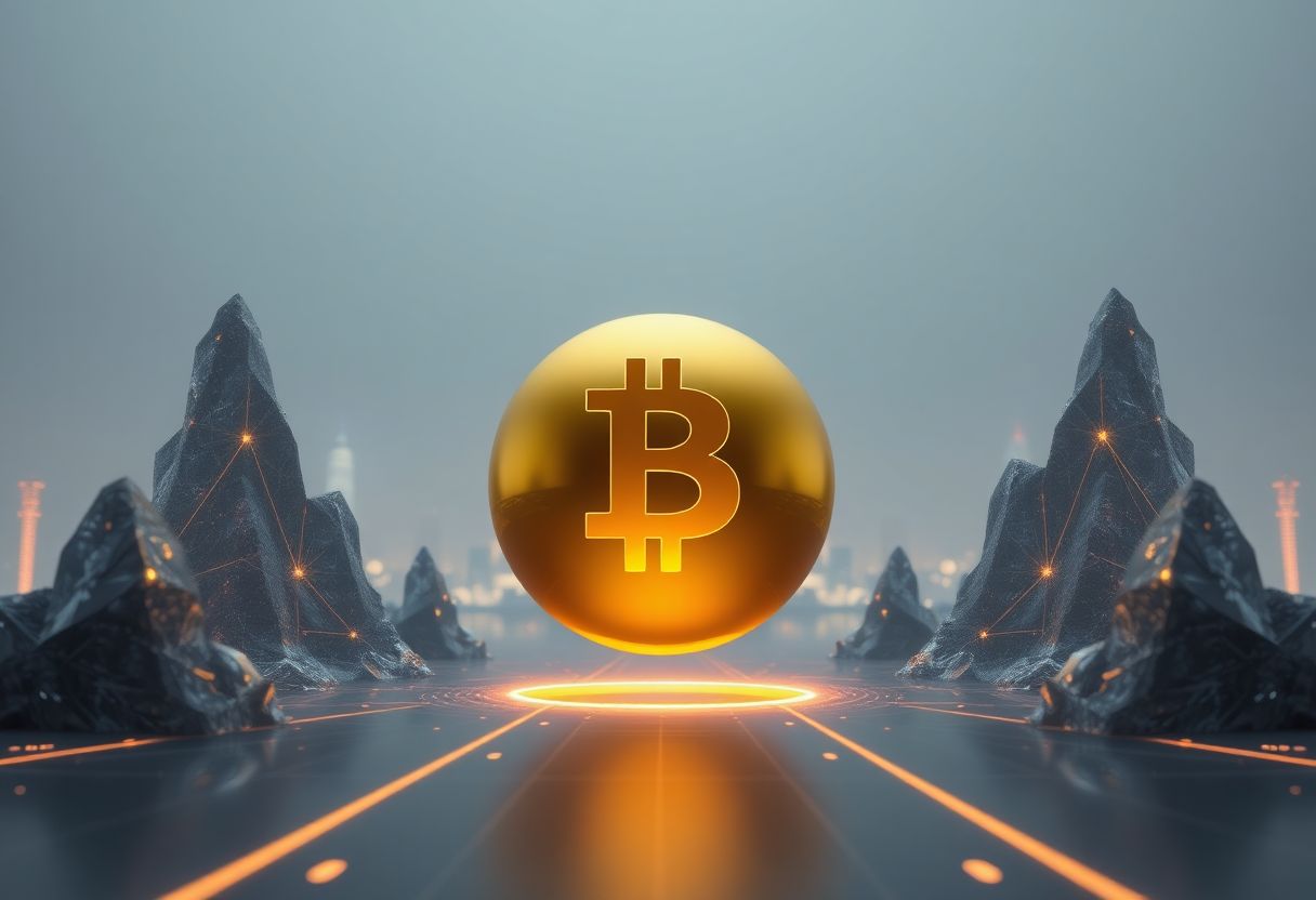 Editorial illustration for: Bitcoin Holds Near $79,900 as Fear and Greed Index Signals Caution