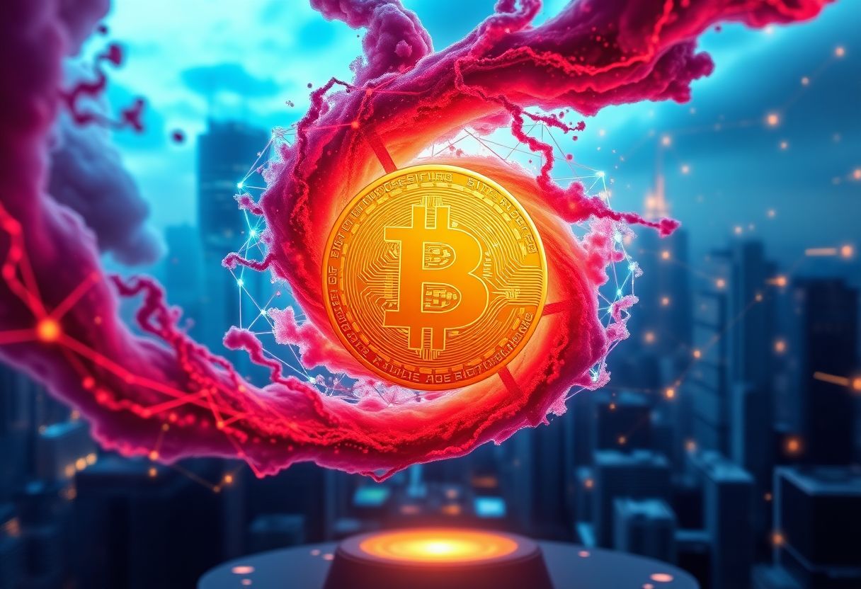 Editorial illustration for: Bitcoin Holds Near $81,700 as Iran Conflict and Pre-CPI Caution Keep Range Intact