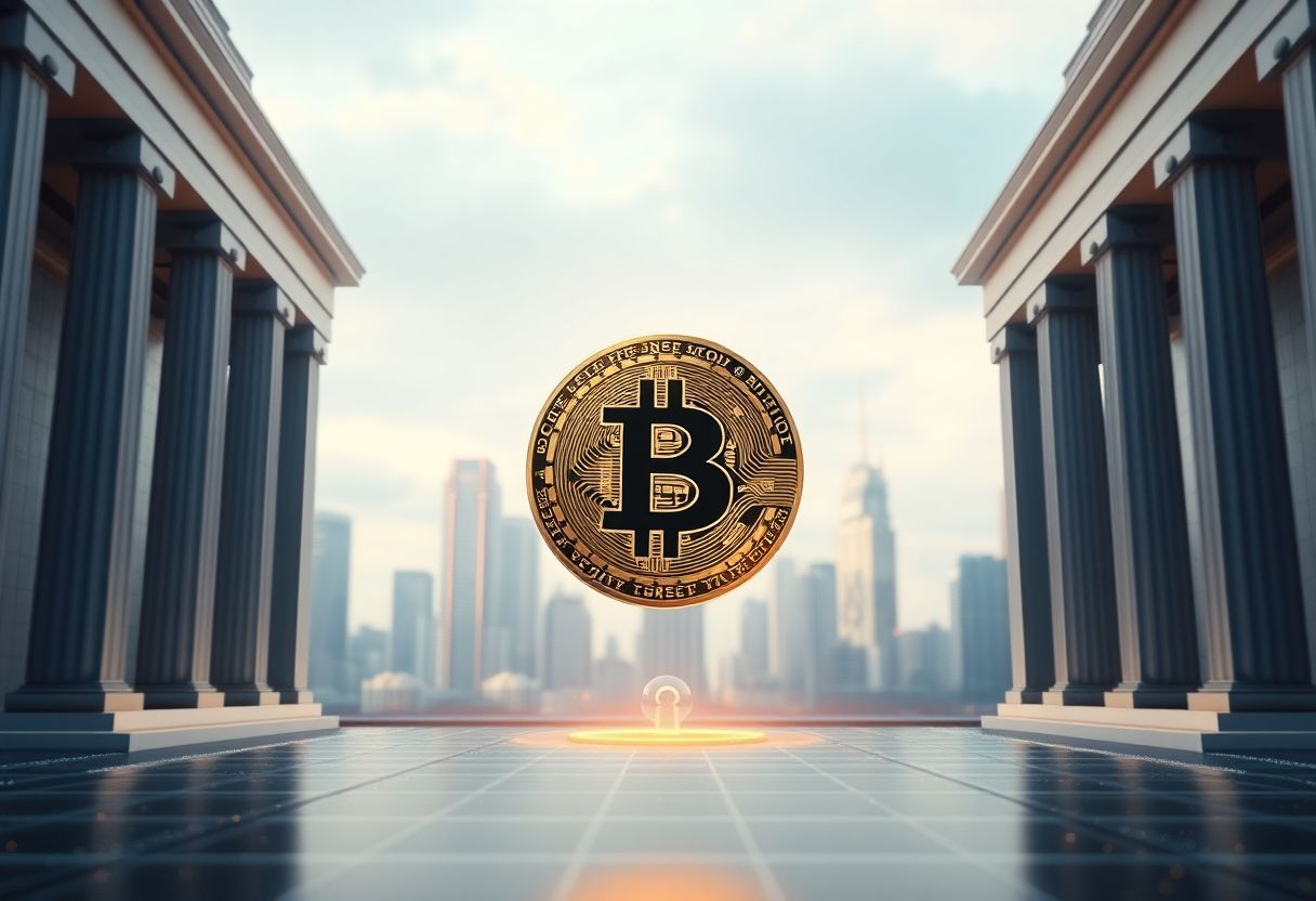 Editorial illustration for: Bitcoin Holds Near $92,000 Ahead of Senate Market Structure Hearing Thursday
