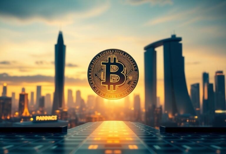 Editorial illustration for: Bitcoin Nears $82,000 Resistance as Cryptocurrency Fund Inflows Hit $858 Million for the Week