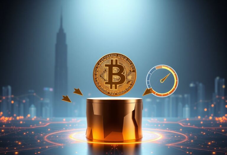 Editorial illustration for: Bitcoin Profit-Taking and Falling U.S. Demand Stall the Rally Near $79,000
