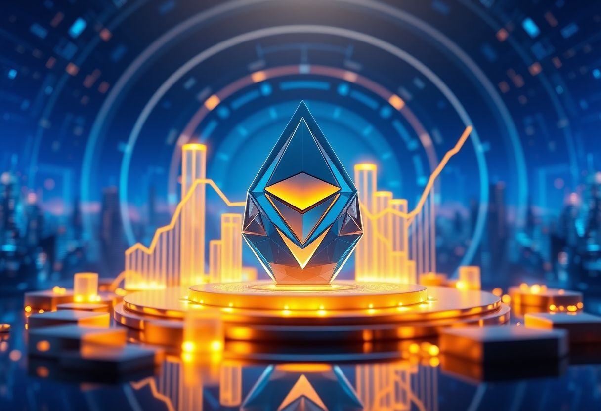 Editorial illustration for: Bitmine Holds More Than 4% of All ETH Supply in $12.3 Billion Treasury