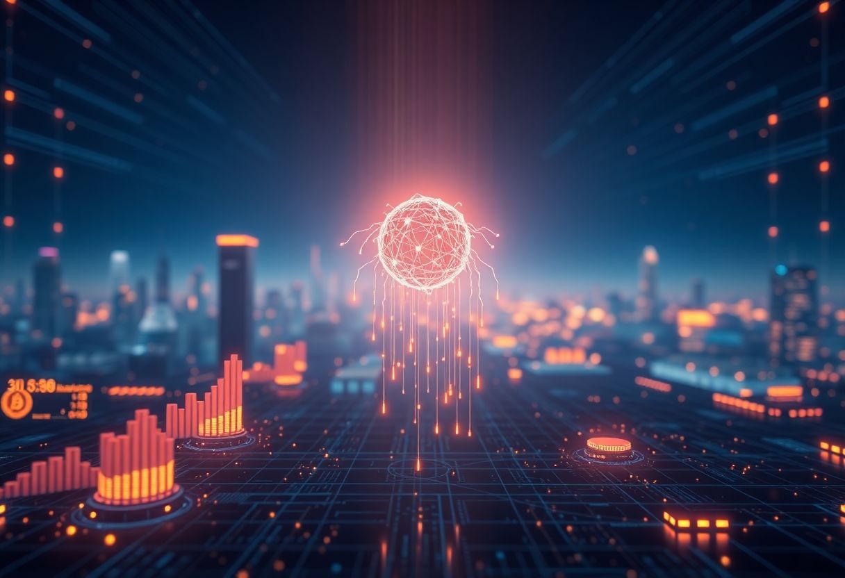 Editorial illustration for: Bittensor TAO Falls 5.5% as AI Narrative Tokens Face Broader Sector Pressure