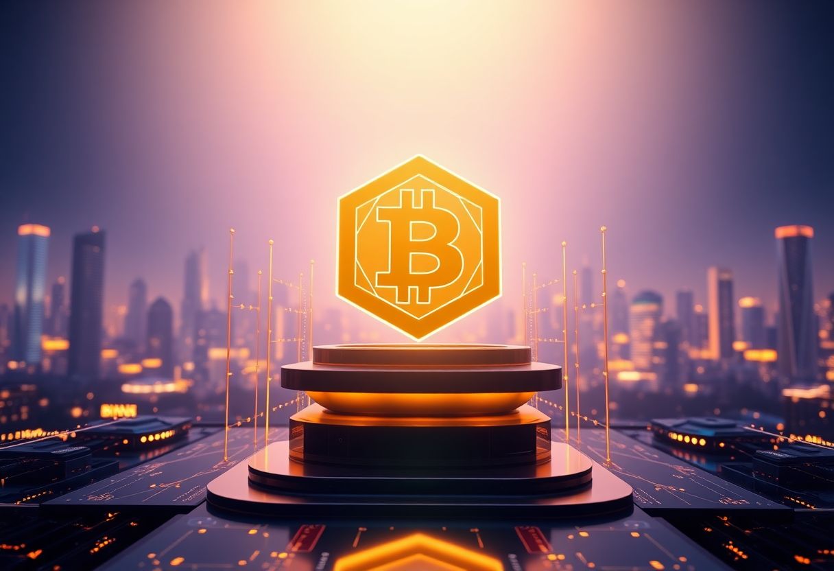 Editorial illustration for: BNB ETF Race Begins as Bloomberg Analyst Flags Asset Manager Push Into Altcoin Products