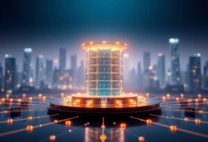 Editorial illustration for: Canton Network Draws Institutional Eyes as Finance-Grade Blockchain Gains Traction