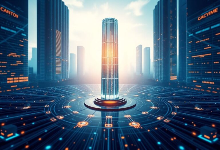 Editorial illustration for: Canton Network Holds a $6 Billion Cap as Institutional Blockchain Gains Retail Attention