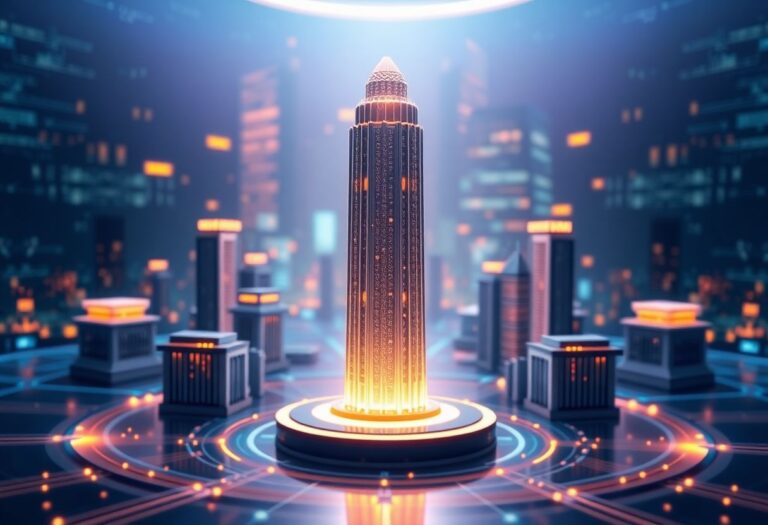 Editorial illustration for: Canton Network Posts 8% Gain as Institutional Blockchain Draws Attention