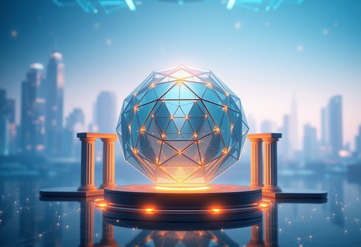 Editorial illustration for: Cardano Trades Flat but Its Peer-Reviewed Architecture Finds New Institutional Relevance