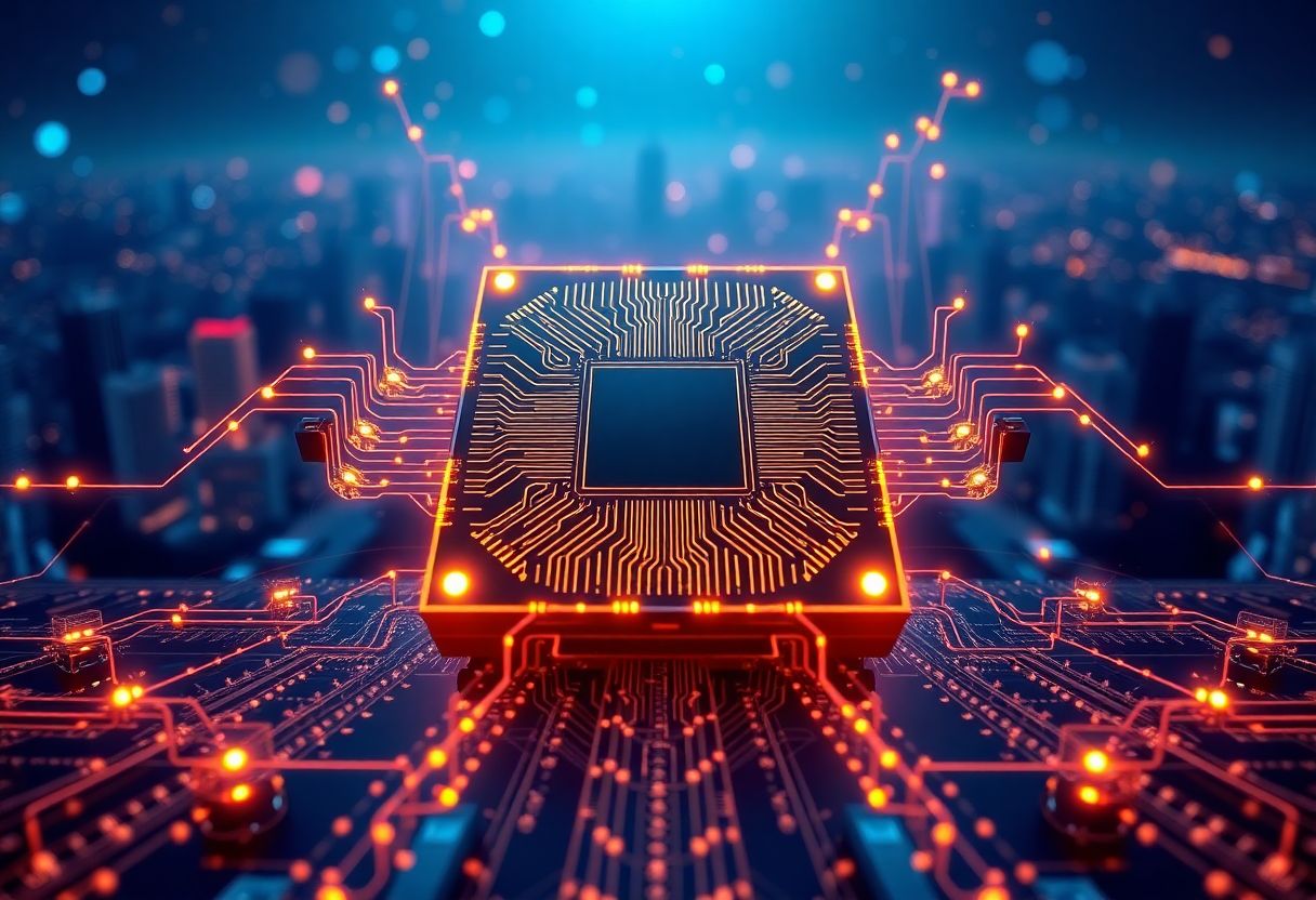 Editorial illustration for: Cerebras Prices IPO Above Range, Raising $5.55 Billion as AI Chip Demand Surges