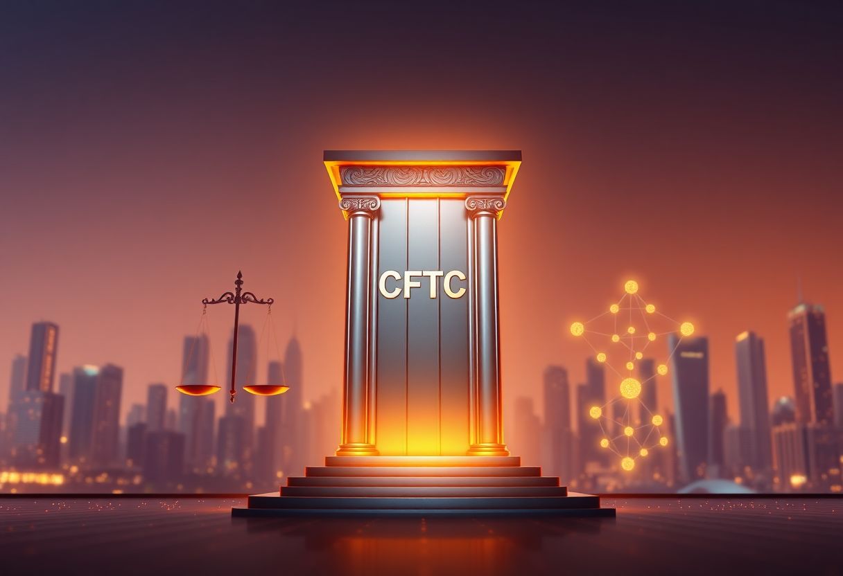 Editorial illustration for: CFTC Chair Says CLARITY Act Will Be Signed Into Law