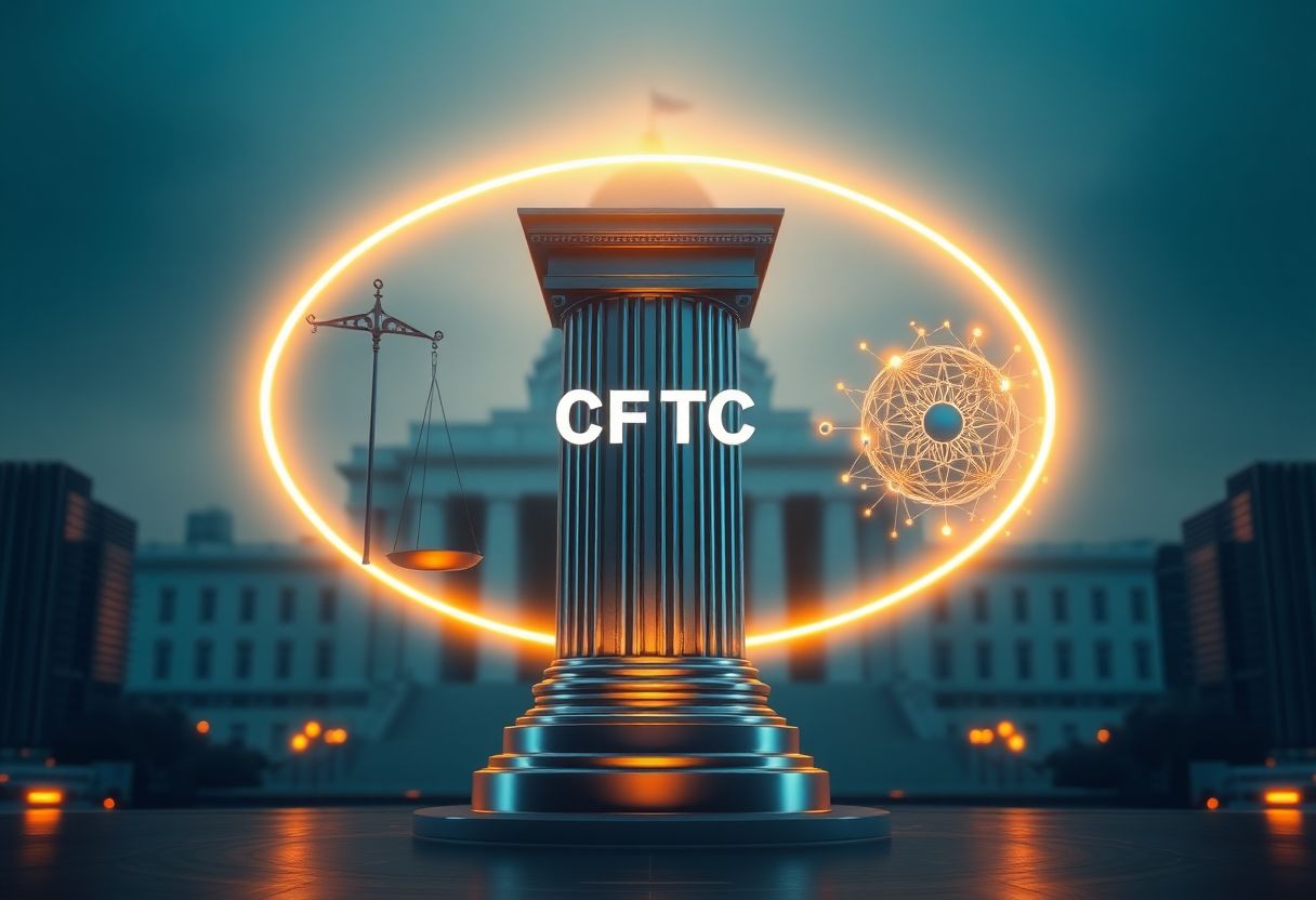 Editorial illustration for: CFTC Creates Innovation Task Force for Crypto and AI Rules
