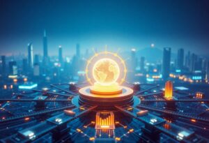 Editorial illustration for: Chainlink Trends as Cross-Chain Data Standard Faces a Test of Institutional Adoption