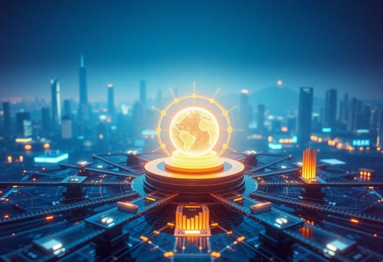 Editorial illustration for: Chainlink Trends as Cross-Chain Data Standard Faces a Test of Institutional Adoption