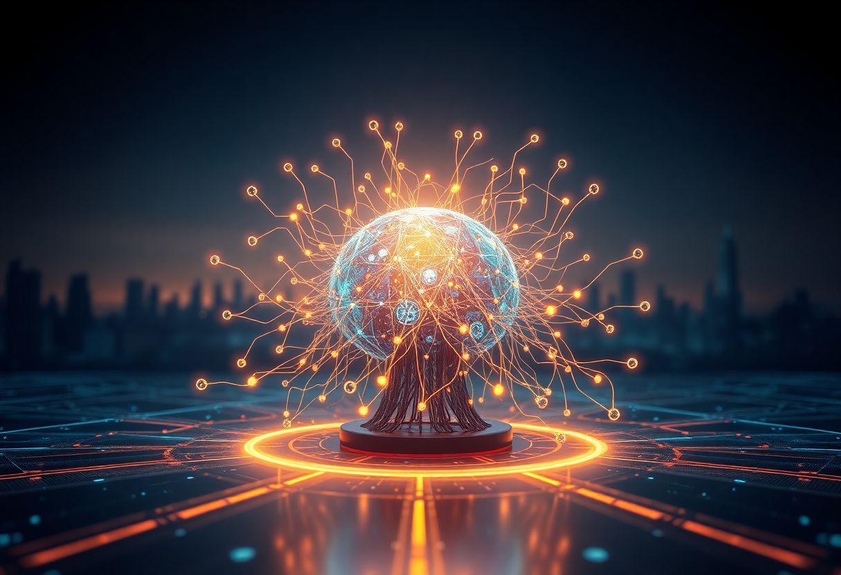 Editorial illustration for: Charles Hoskinson Says AI Agents Will Outpace Human Relevance by 2035