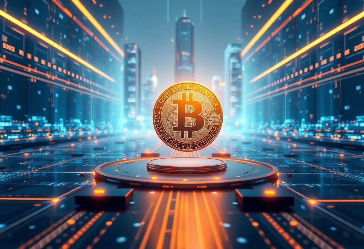Editorial illustration for: Charles Schwab Opens Spot Cryptocurrency Trading to Retail Investors