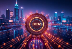 Editorial illustration for: Circle Co-Founder Raises $30M for AI-Native Bank Catena Labs