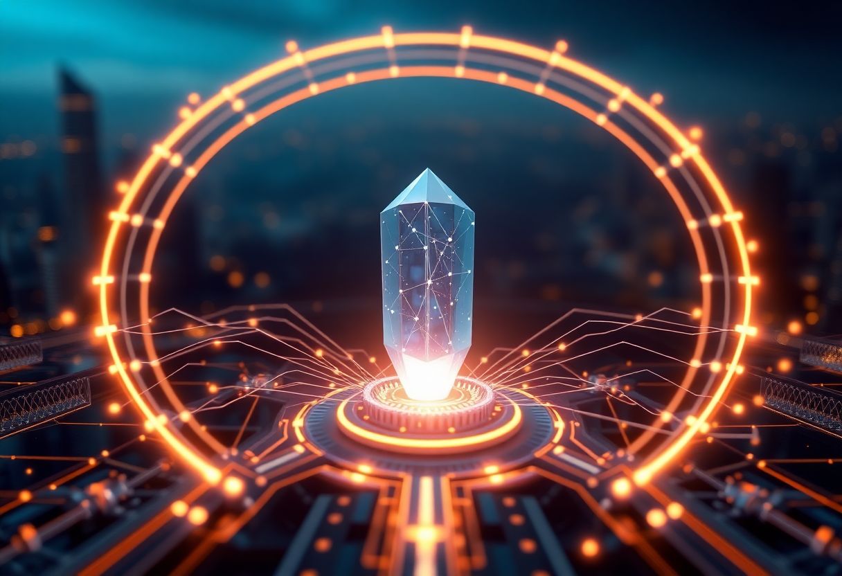Editorial illustration for: Circle Launches Arc Blockchain and ARC Token, Analysts Raise Price Targets