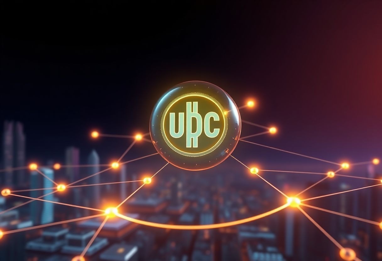 Editorial illustration for: Circle Payments Network Joins Thunes as Stablecoin Rails Expand Into Cross-Border Transfers