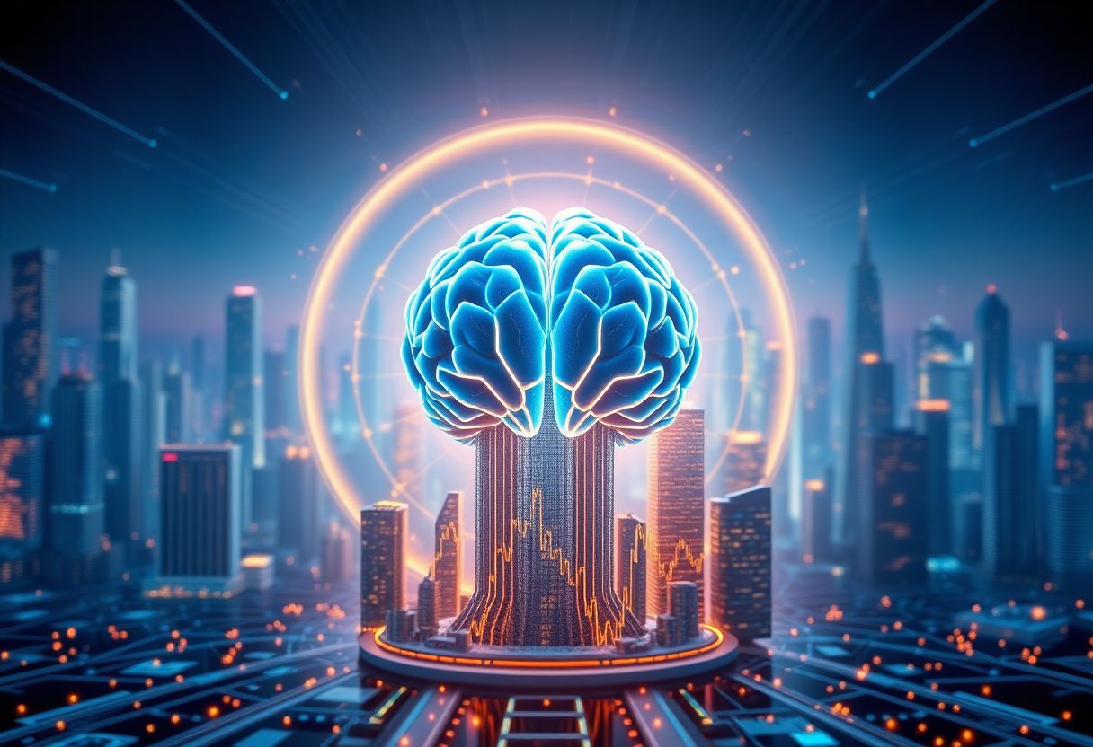 Editorial illustration for: Coinbase Posts $394 Million Q1 Loss as AI Trading Bot Platform Cites the Data