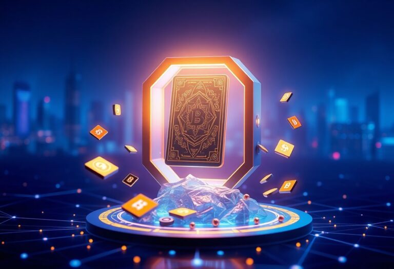 Editorial illustration for: Collector Crypt Gains 34% in 24 Hours as Its Trading Card Tokenization Model Draws Attention