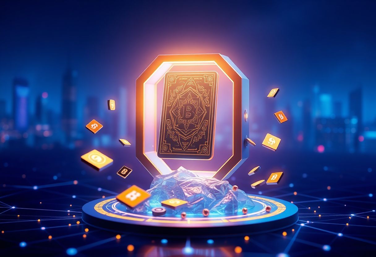 Editorial illustration for: Collector Crypt Gains 34% in 24 Hours as Its Trading Card Tokenization Model Draws Attention