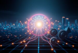 Editorial illustration for: Corporate AI Spending Hit $218 Billion in 2024, Pharma and Auto Lead Surge