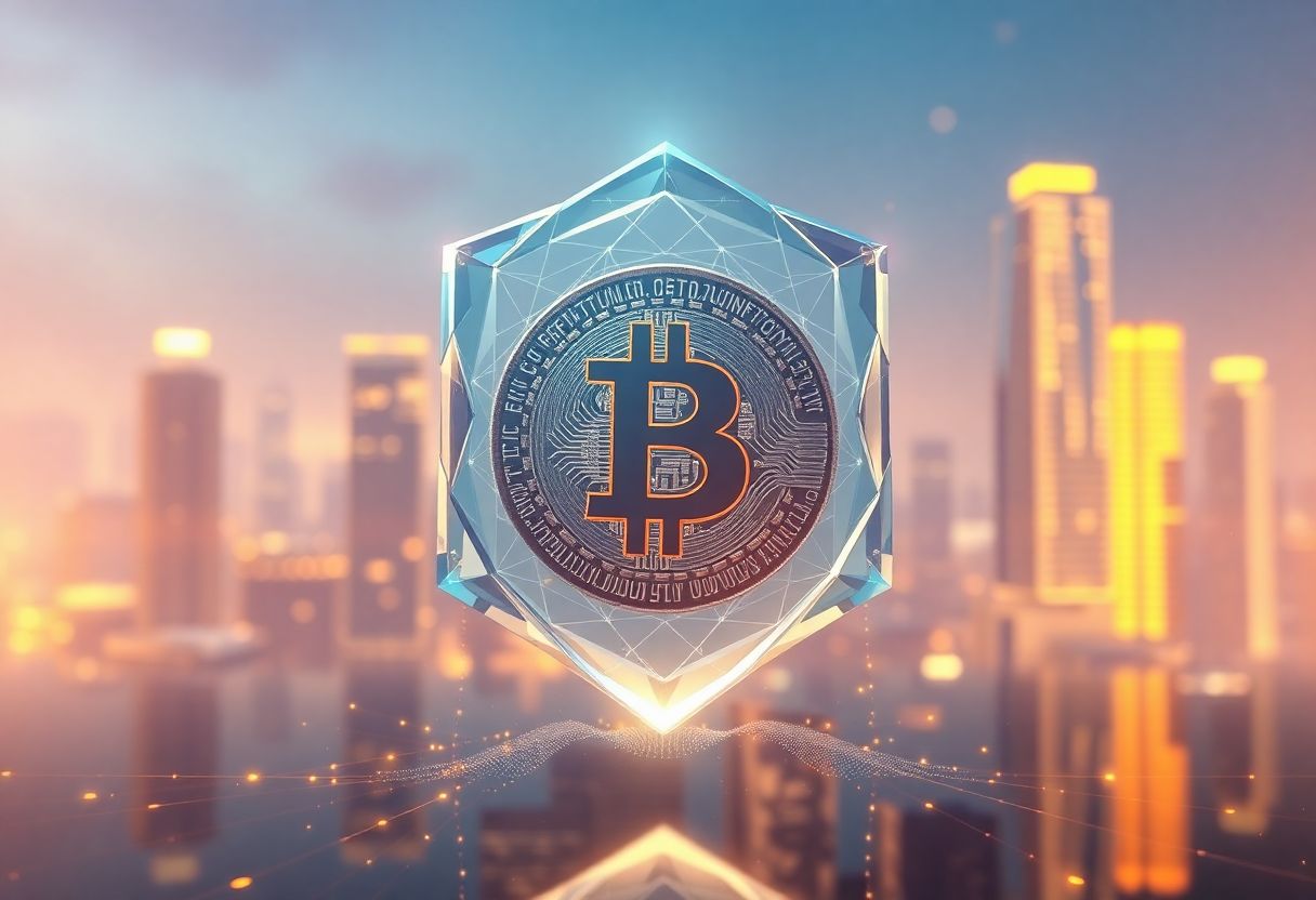 Editorial illustration for: Crypto Firms Push Quantum-Proof Wallets as Bitcoin and Ethereum Networks Lag