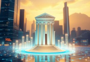 Editorial illustration for: Crypto Week Ahead: Senate Fed Vote, Base Azul Launch, and Corporate Earnings