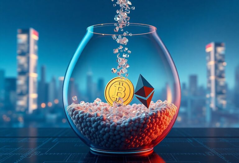 Editorial illustration for: Cryptocurrency Fund Inflows Drop to $117.8 Million as Ethereum Posts Outflows