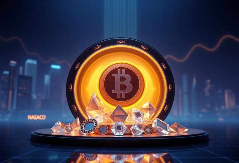Editorial illustration for: Eightco Holdings Discloses $333 Million Crypto Treasury