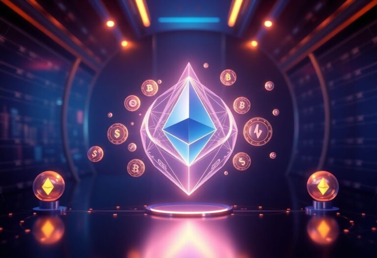 Editorial illustration for: Eightco Holdings Discloses $337M Crypto Treasury With 11,000 ETH and 283M Worldcoin Tokens