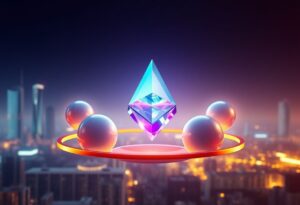 Editorial illustration for: Eightco Holdings Reports $340 Million Portfolio Including OpenAI Stake and 11,000 ETH