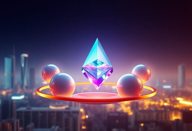 Editorial illustration for: Eightco Holdings Reports $340 Million Portfolio Including OpenAI Stake and 11,000 ETH