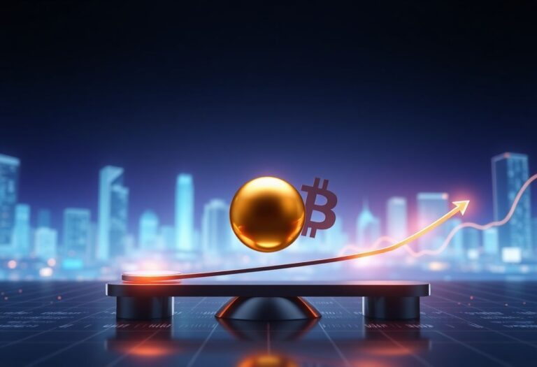 Editorial illustration for: ETH/BTC Ratio Falls to a 2026 Low as Capital Rotates Into Bitcoin
