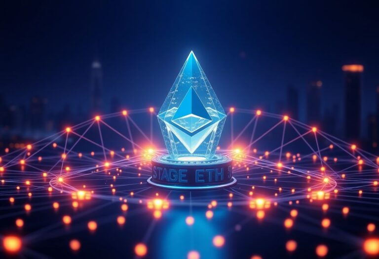 Editorial illustration for: Ethereum Holds Near $2,326 as Layer-2 Growth and Staking Demand Keep Network in Focus