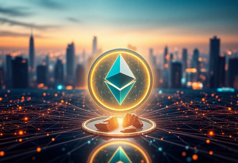 Editorial illustration for: Ethereum Slips Below $2,200 as ETF Outflows and On-Chain Slowdown Weigh on ETH