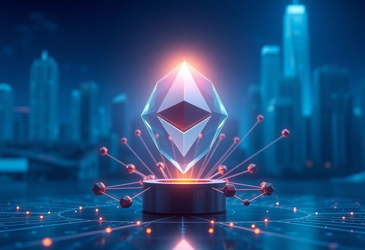 Editorial illustration for: Ethereum Trades at $1,808 on May 1 as the Network's Developer Recruitment Resumes