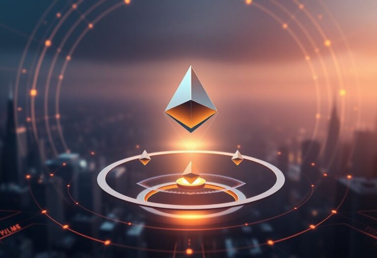 Editorial illustration for: Ethereum Trades Near $2,310 as the Second-Largest Cryptocurrency Holds Above Key Support