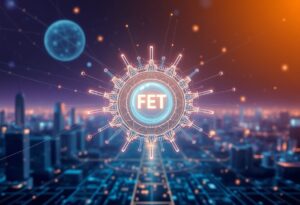 Editorial illustration for: FET Climbs as AI Agent Launchpad Draws Fresh Capital